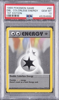 1999 Pokemon Game 1st Edition #96 Double Colorless Energy - PSA GEM MT 10